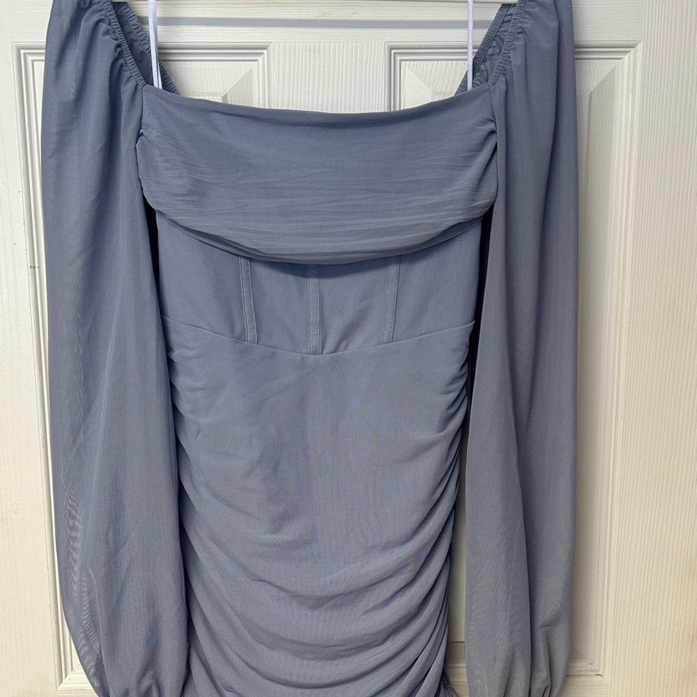 Hollister Gray Midi Dress